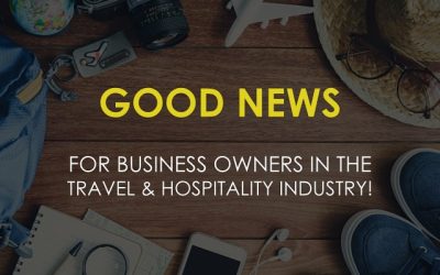 Good news for business owners in the travel and hospitality industry!