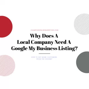 Why Does A Local Company Need A Google My Business Listing