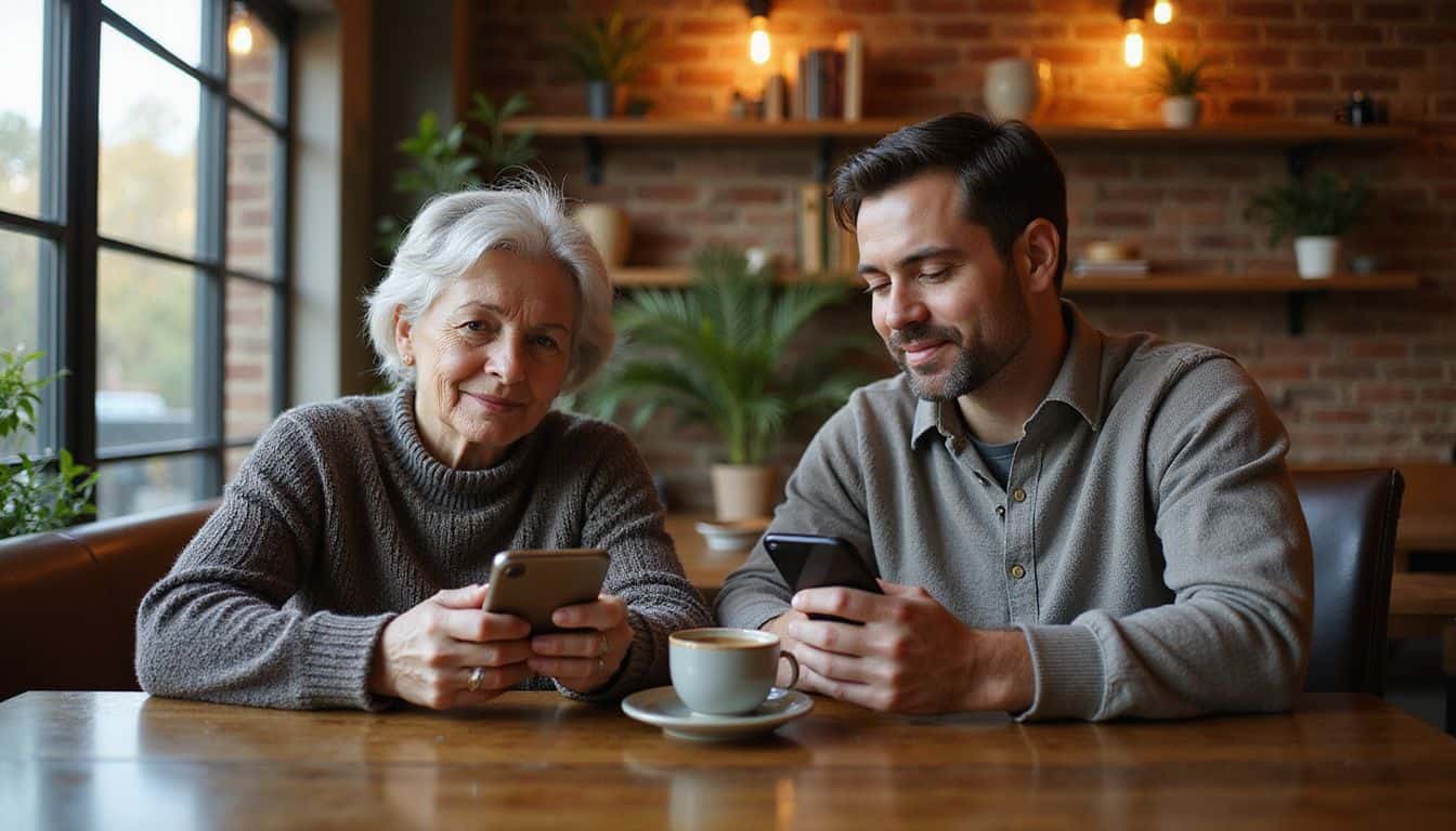 5-simple-ways-to-get-more-customer-reviews-for-your-el-dorado-hills-service-business.-381398747 mother and son eating in a restaurant in el dorado hills ca