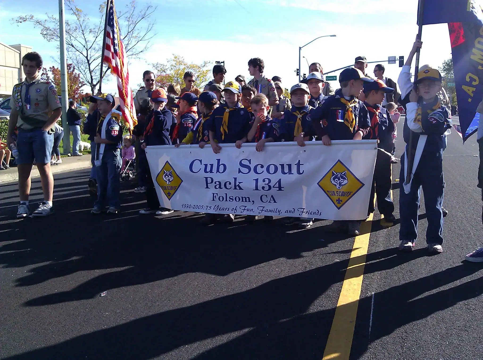 Folsom Parage - Cub Scout Pack 134 Folsom, Ca Annual Parade with Cub Scout Pack 134